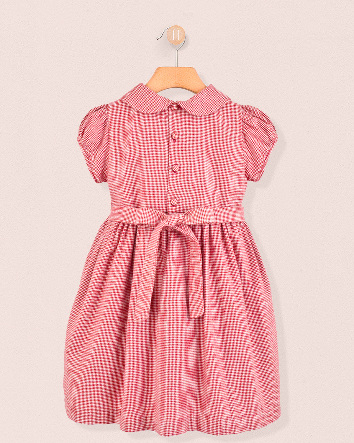 Rebecca Italian Burgundy Flannel Dress